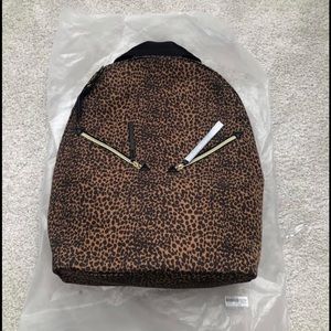 Leopard Print Women's Backpack